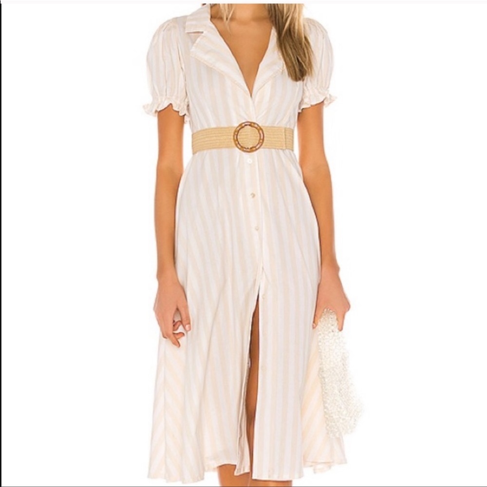 NWT WEWOREWHAT MACRO STRIPED BELLA MAXI DRESS - Picture 14 of 14
